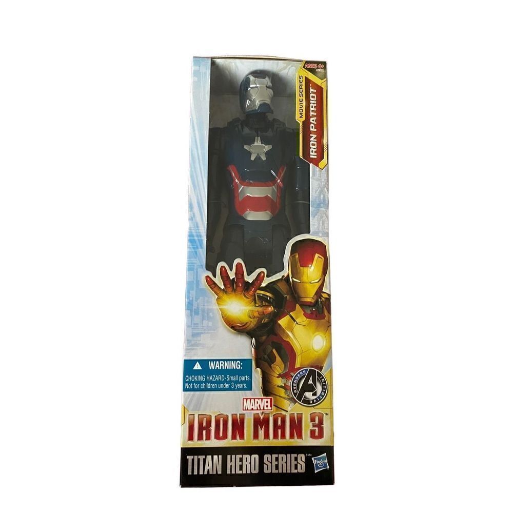 Hasbro marvels Iron Man, three titan hero series, action figure play toy - Picture 4 of 4